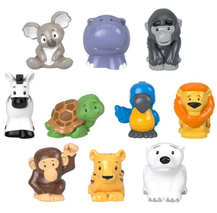 【楽天市場】[送料無料] フィッシャープライス リトル ピープル アニマル キングダム 10ピース セット FisherPrice 動物