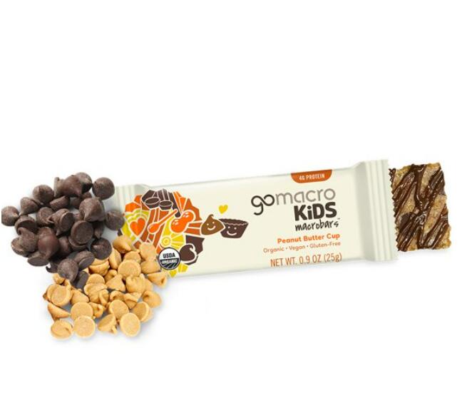 25g X ピーナッツバター 便利 オーガニック ヴィーガン Kids アメリカ Gomacro マクロバー 手軽 バー スナック カップ 7本