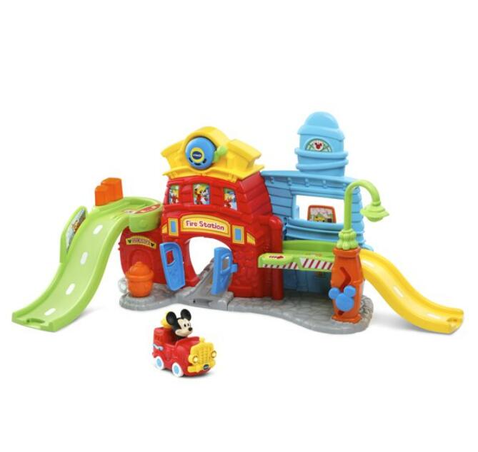 年中無休 送料無料 Vtech X Disney ゴー スマート ホイール ディズニー ミッキーマウス シリー スライド ファイヤー ステーション 消防署 乗り物 車 消防士ごっこ ごっこ遊び おもちゃ 英語学習 知育玩具 子供 男の子 女の子 クリスマス 誕生日 1歳 から 楽天海外通販