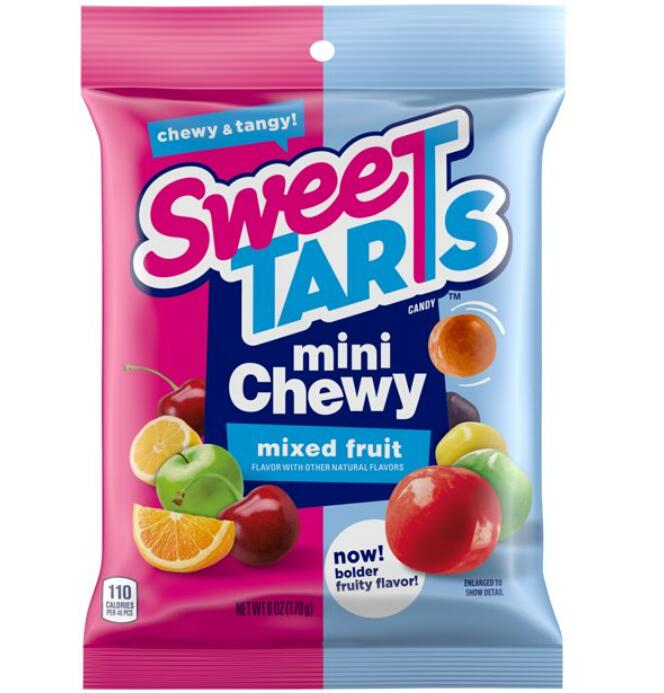 正規店仕入れの 送料無料 Sweetarts ミニ チューイ キャンディ バッグ 170g スイートターツ 人工香料不使用 甘酸っぱい ミックス フルーツ 味 チェリー ぶどう レモン リンゴ オレンジ 海外 お菓子 おやつ スナック 飴 グミ キャンディー おいしい 楽天海外通販