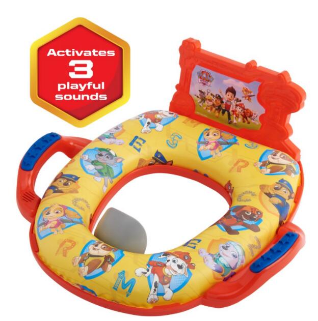 送料無料 Cocomelon ソフトトイレトレーニングシート トイレ用フック付き