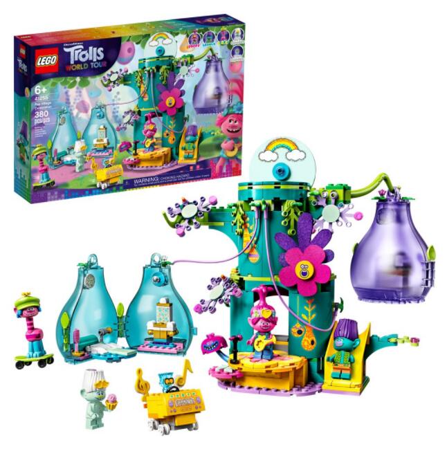 Walmart ウォルマート おうち時間 アメリカ 米国ウォルマート 米国最大規模スーパーマーケット Walmart店取扱い希望商品のご意見受付中 送料無料 レゴ ピース トロールズ 女の子 ポップ村のお祭り フィギュア 付き Lego Trolls ビルディング キット おもちゃ 知育