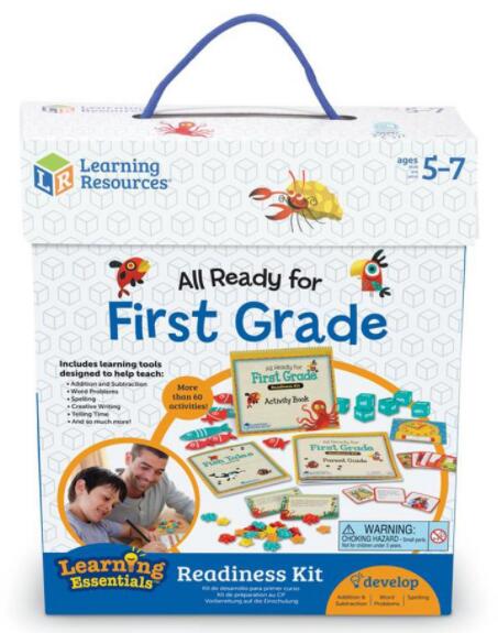 [送料無料] [Learning Resouces ラーニングリソーシズ] 小学1年生で活躍するための準備セット 知育玩具 言葉の組み立て 書き取り 足し算 引き算 時間 子供 キッズ ごっこ遊び あそびセット