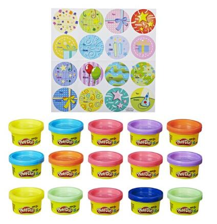 人気急上昇 送料無料 Play Doh プレイ ドー パーティーバッグ 15缶入り カラフルパック 粘土 学校 男の子 女の子 おもちゃ おもしろい ねんど 教育玩具 室内遊び ごっこ遊び 砂遊び 海外通販 Www Smart Restaurants Co Uk