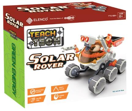 送料無料 エレンコ Teach Tech ソーラーパワーロボットローバー 電子工作 知育玩具 パズル Stem 教育玩具 ロボット 電子工作 正規品 小学生 男の子 女の子 プログラミング 小学生 自由研究 プログラミング教育 楽天海外直送 Umu Ac Ug