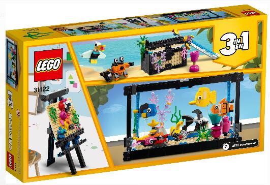 送料無料 Lego レゴ クリエイター 3in1 アクアリウム 水族館 養魚 水槽 魚 ビルディング キット おもちゃ 知育 玩具 組み立て クリスマス 男の子 女の子 ジュニア 子供 キッズ 大人 おうち時間 ブロック 352 ピース 楽天海外直送 Sermus Es