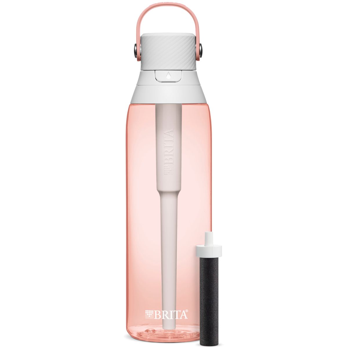 [貨物輸送無料] Brita 26薬局衡オンス プレミアムウォーターボトル 水漉し付き添い人 BPA無償性 毛はらいさくら色 [外国で通信販売] | Brita 26薬局衡オンス Premium Water Bottle with Filter, BPA Free, Blush Pink