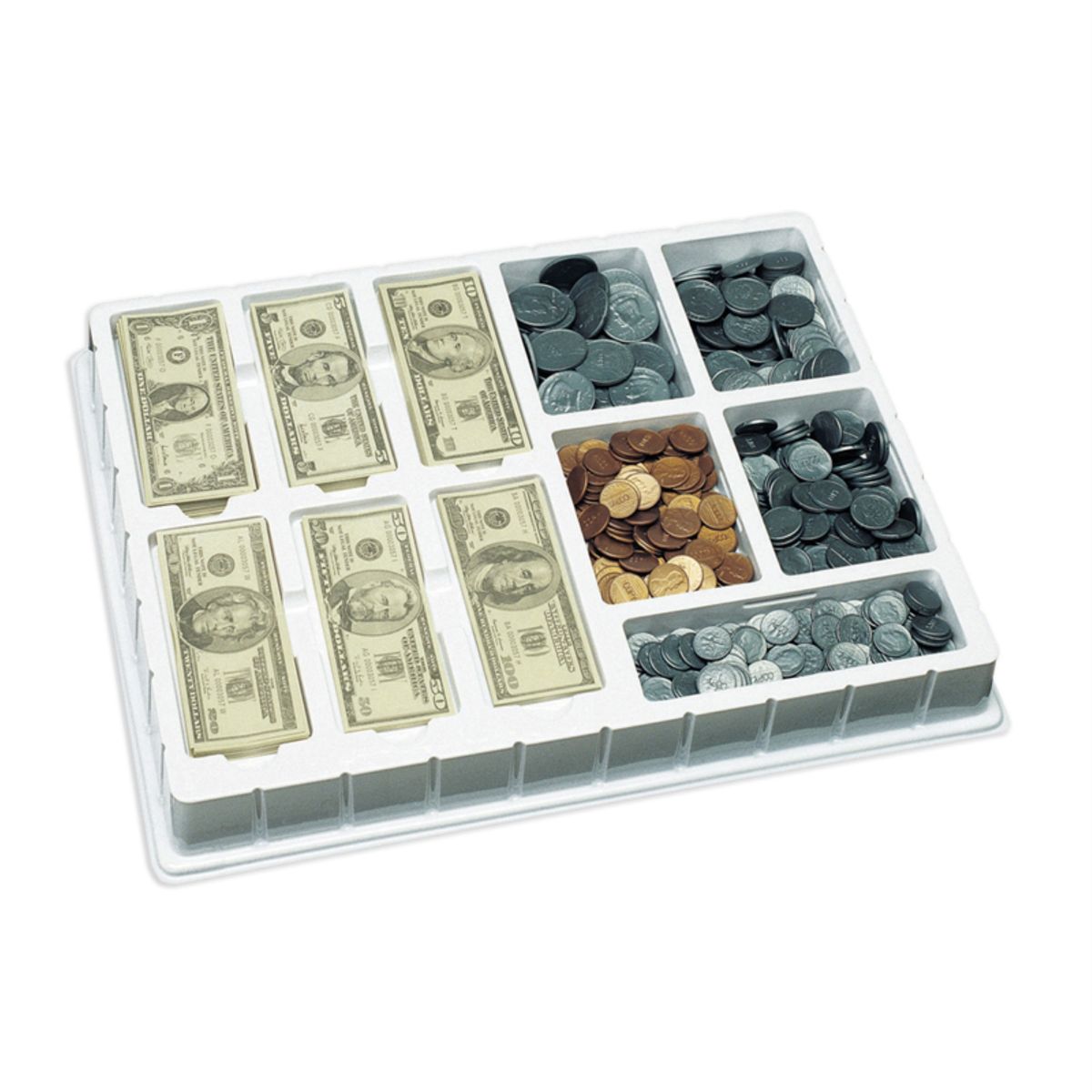 [RDY] [送料無料] プレイマネー コイン＆ビルズ デラックスセット [海外通販] | Play Money, Coins & Bills Deluxe Set