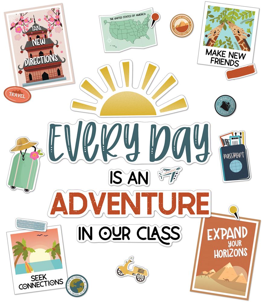 世界的に有名な ビッグ割引 送料無料 Let's Explore Every Day Is an Adventure 掲示板セット 楽天海外通販 Bulletin Board Set utile-arras.fr utile-arras.fr