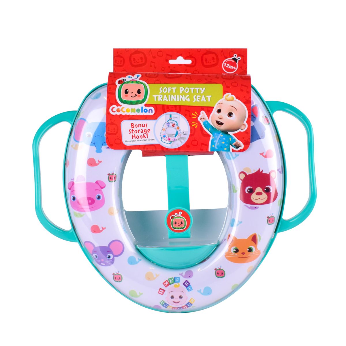 送料無料 Cocomelon ソフトトイレトレーニングシート トイレ用フック付き ユニセックス 海外通販 Soft Potty Training Seat With Hook Unisex 訳ありセール格安