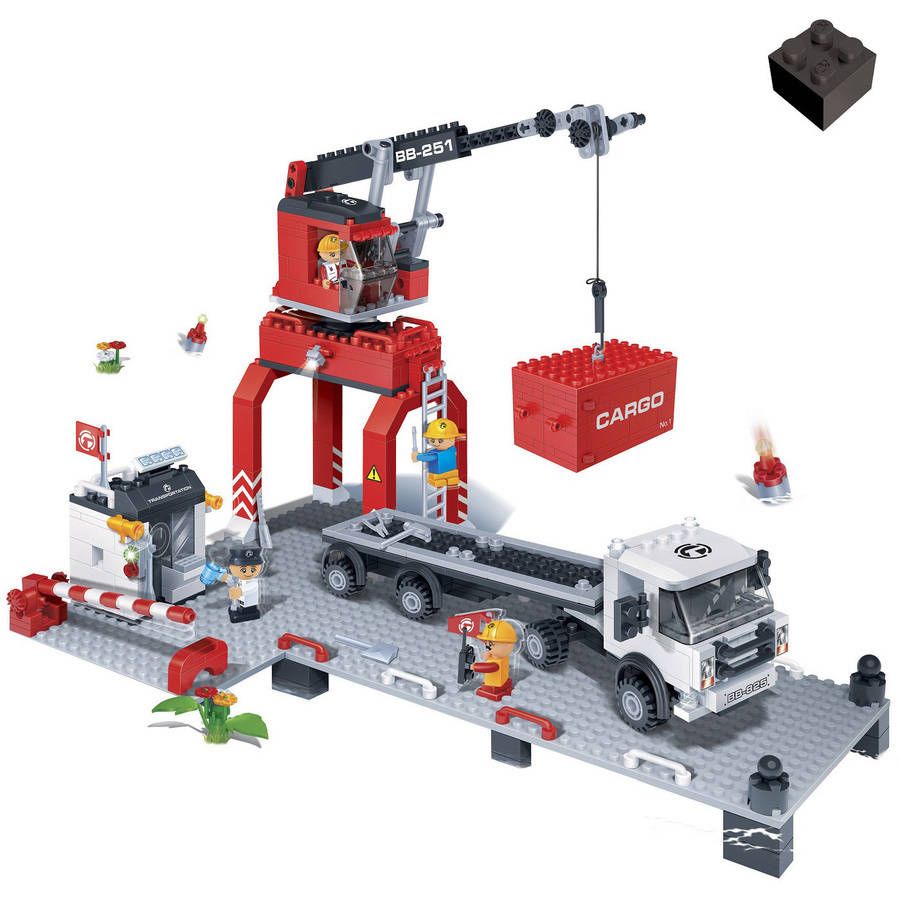 [RDY] [貨物輸送無料] BanBao Loading Port 538-Piece Building Set [外国で通信販売] | BanBao Loading Port 538-Piece Building Set 知育玩具・学習玩具-おもちゃ