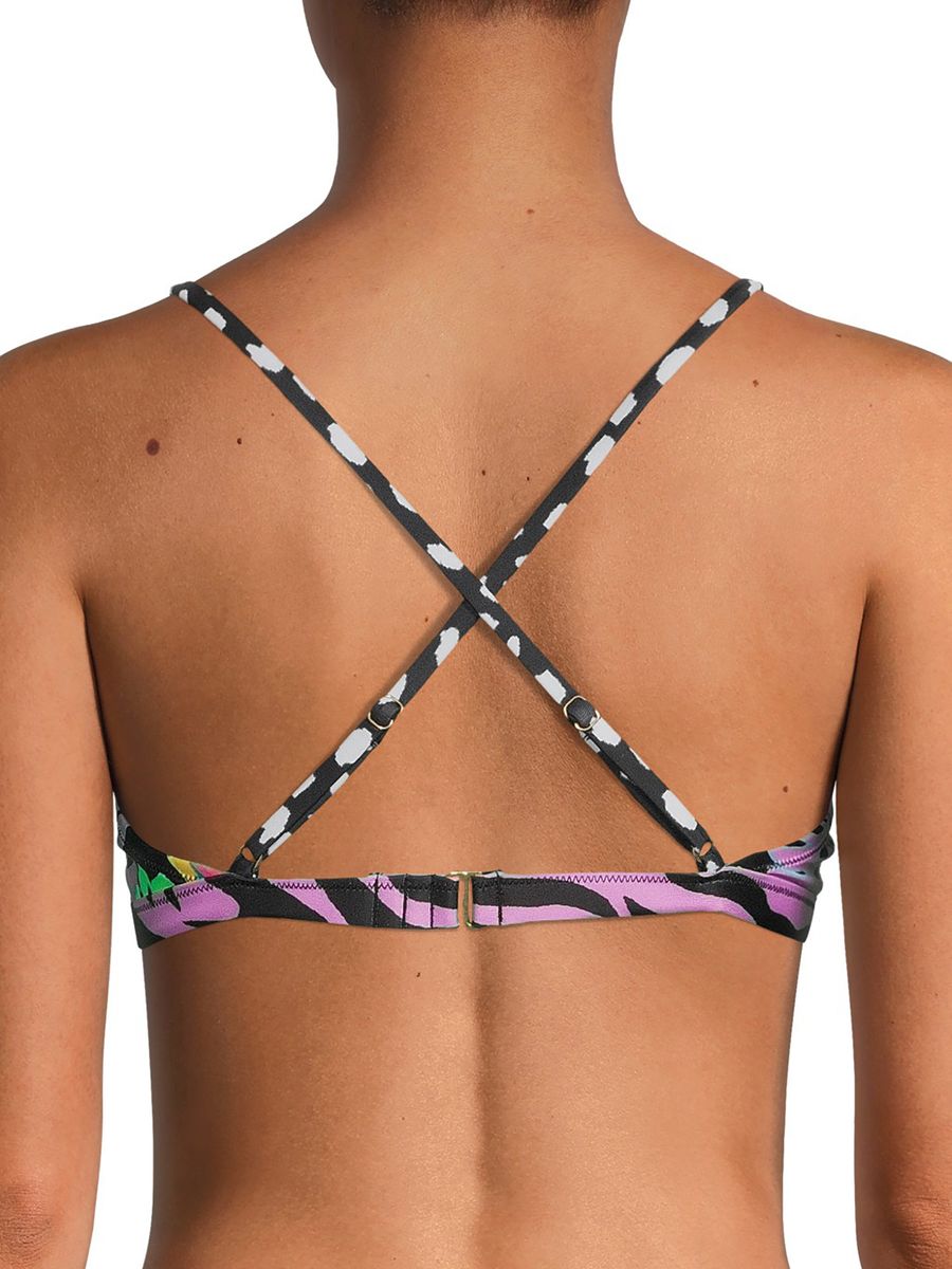 送料無料 No Bikini Boundaries Juniors Juniors Mixed Plus Print Swim Top Triangle And ジュニア ジュニアプラス スイムトップ ミックスプリントトライアングルビキニ 海外通販 ずっと気になってた Boundaries