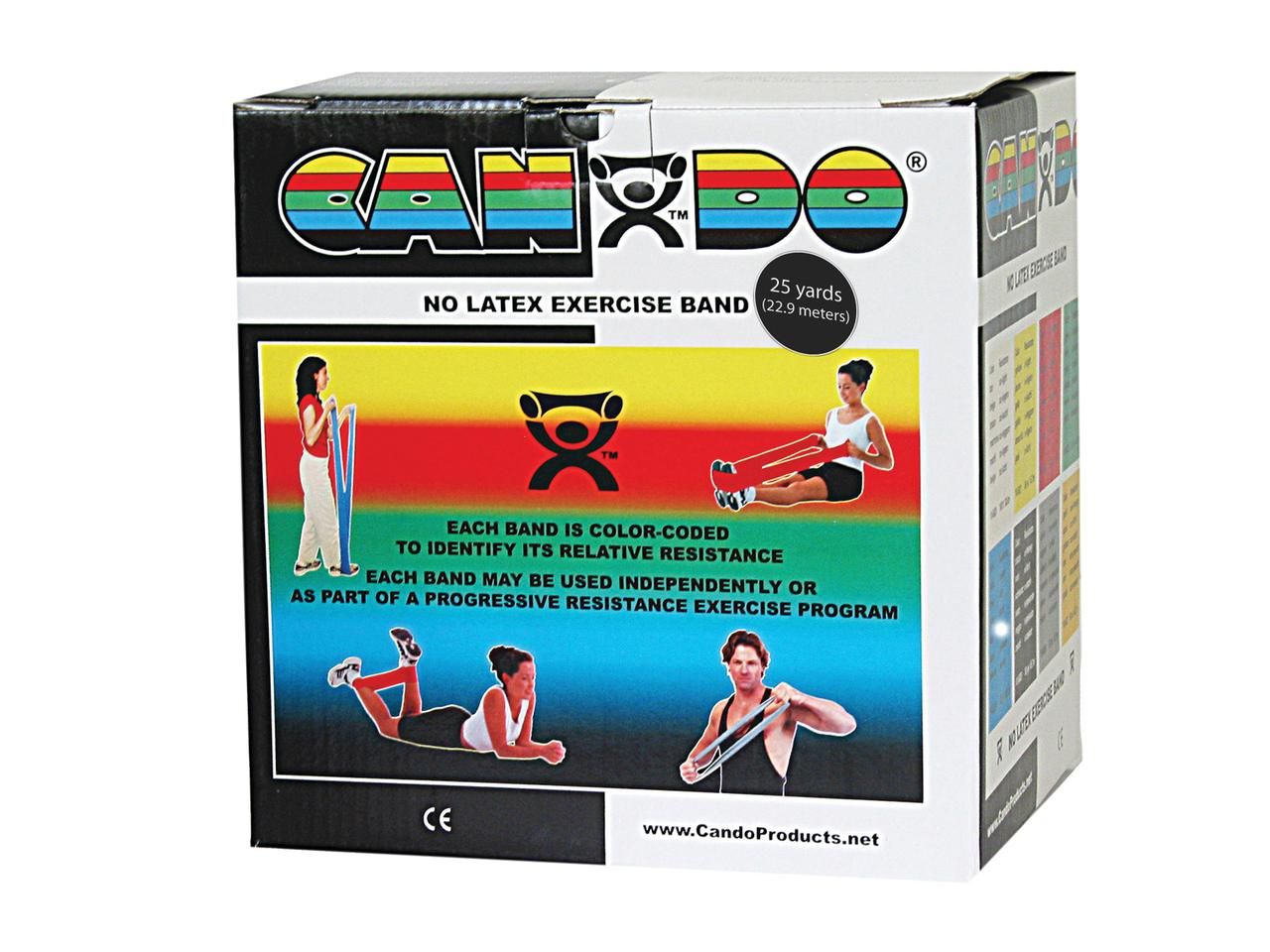 本日特価 25ヤードディスペンサー 送料無料 Yard Dispenser ラテックスフリーエクササイズバンド 25 Cando Band 黒 Black 海外通販 Latex Free Exercise フィットネス トレーニング