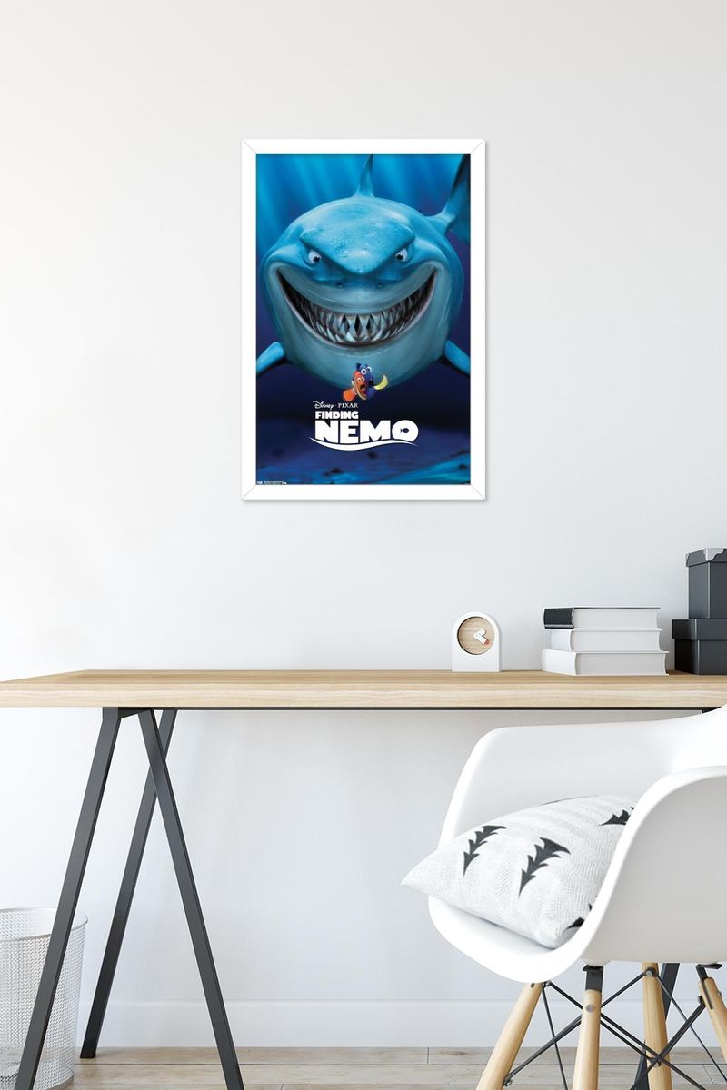 送料無料 ディズニー 1シートウォールポスター 14 725 22 375 Disney Finding Framed Nemo One Pixar Poster Sheet Wall X ニモ ピクサー ファインディング フレーム付き 海外通販 注目ショップ ブランドのギフト ピクサー