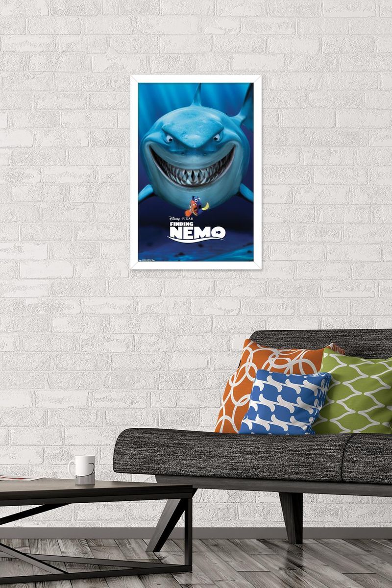送料無料 ディズニー 1シートウォールポスター 14 725 22 375 Disney Finding Framed Nemo One Pixar Poster Sheet Wall X ニモ ピクサー ファインディング フレーム付き 海外通販 注目ショップ ブランドのギフト ピクサー