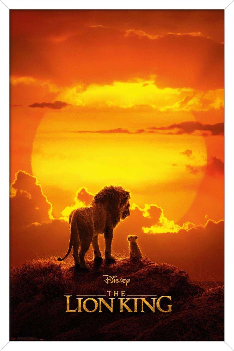 【高い素材】 お買得 送料無料 Disney The Lion King - Mufasa and Simba Wall Poster 14.725