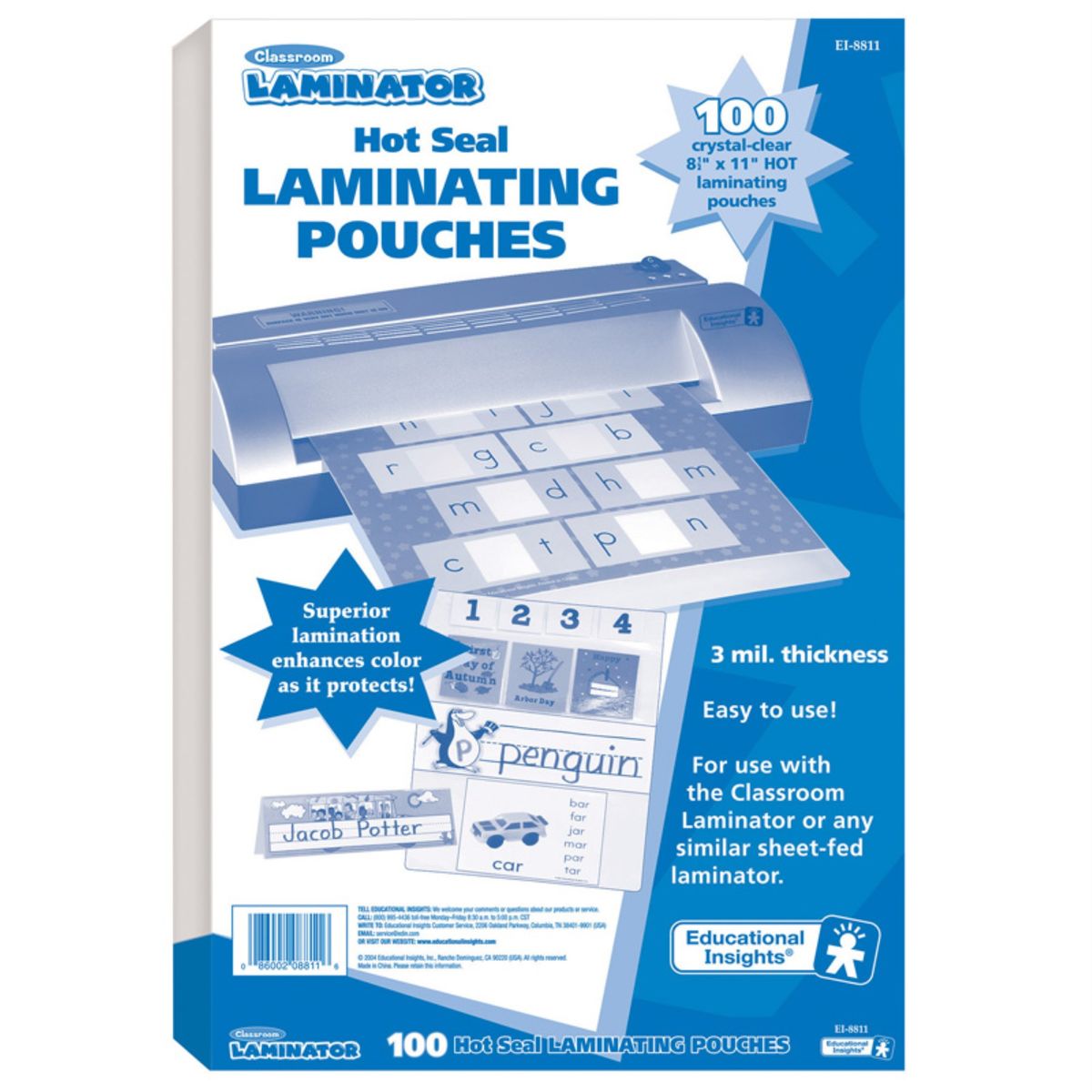 [RDY] [貨物輸送無料] 教場用ラミネーターパウチ [外国で通信販売] | Classroom Laminator Pouches おもちゃ-知育玩具・学習玩具