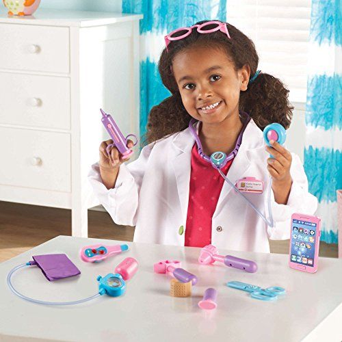 [RDY] [送料無料] Learning Resources お医者さんごっこセット 19点 ピンク [海外通販] | Learning Resources Pretend and Play Doctor Set, 19 Pieces, Pink