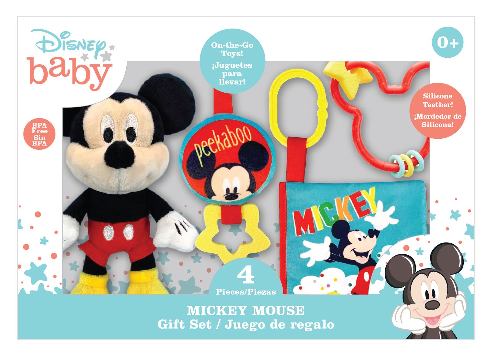 高級素材使用ブランド 送料無料 ディズニー ミッキーマウス ギフト4点セット 海外通販 Disney 4 Piece Mickey Mouse Gift Set Qdtek Vn