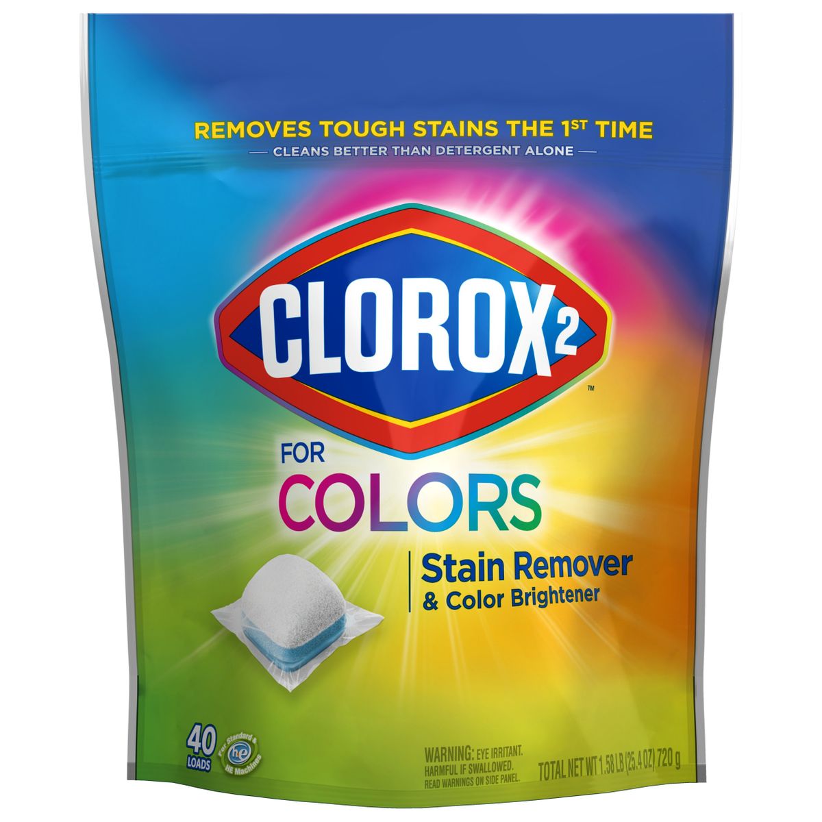 [RDY] [送料無料] Clorox 2 洗濯用ステインリムーバーとカラーブースターパック ランドリーパック 40 ct [海外通販] | Clorox 2 Laundry Stain Remover and Color Booster Pack, Laundry Packs, 40 ct