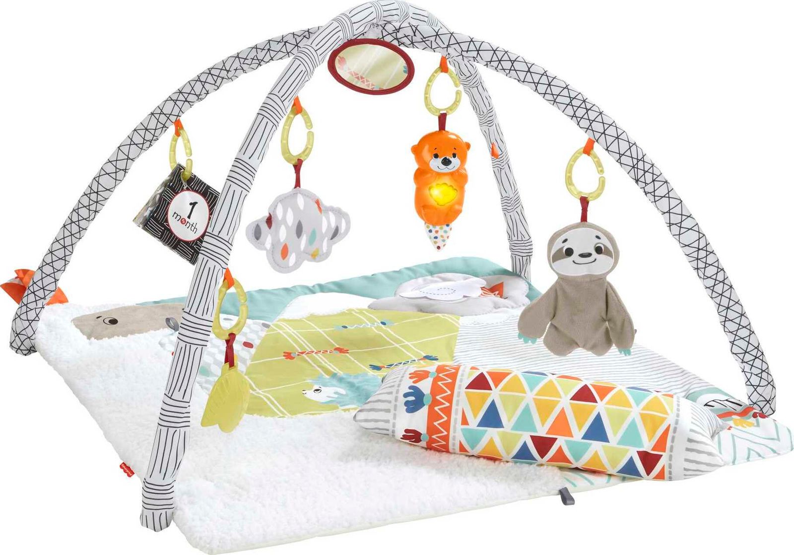 [RDY] [貨物輸送無料] Fisher-Price 文句なし感性 晴れ晴れしい体育館（取りはらい能力のあるなアクティビティトイ6個付き添い人 [外国で通信販売] | Fisher-Price Perfect Sense Deluxe Gym with 6 Removable Activity Toys