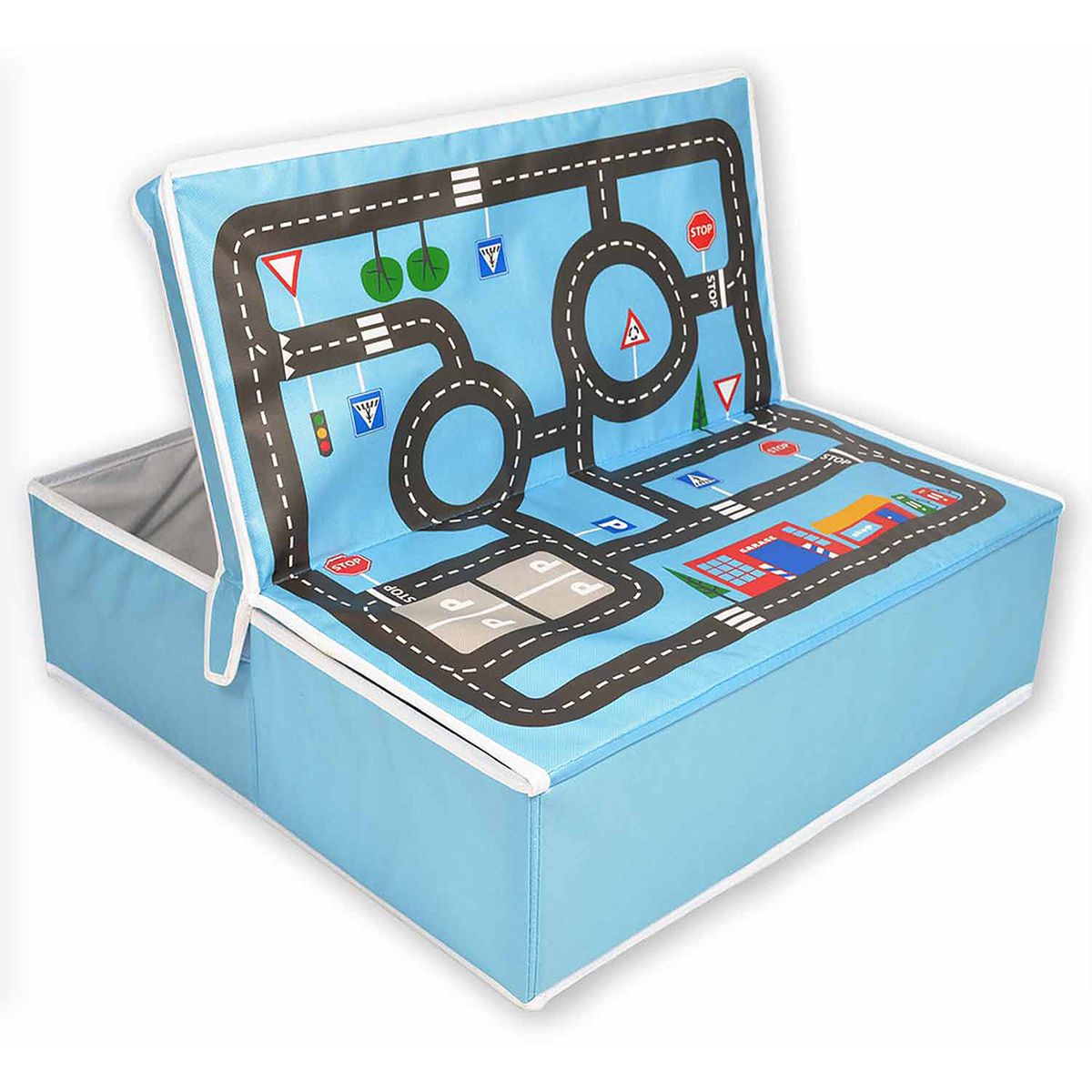 [RDY] [送料無料] Fun2Give Pop-it-Up? Garage with Road Playmat and Storage（ポップ・イット・アップ・ガレージ、ロードプレイマット、ストレージ付き [海外通販] | Fun2Give Pop-it-Up? Garage with Road Playmat and