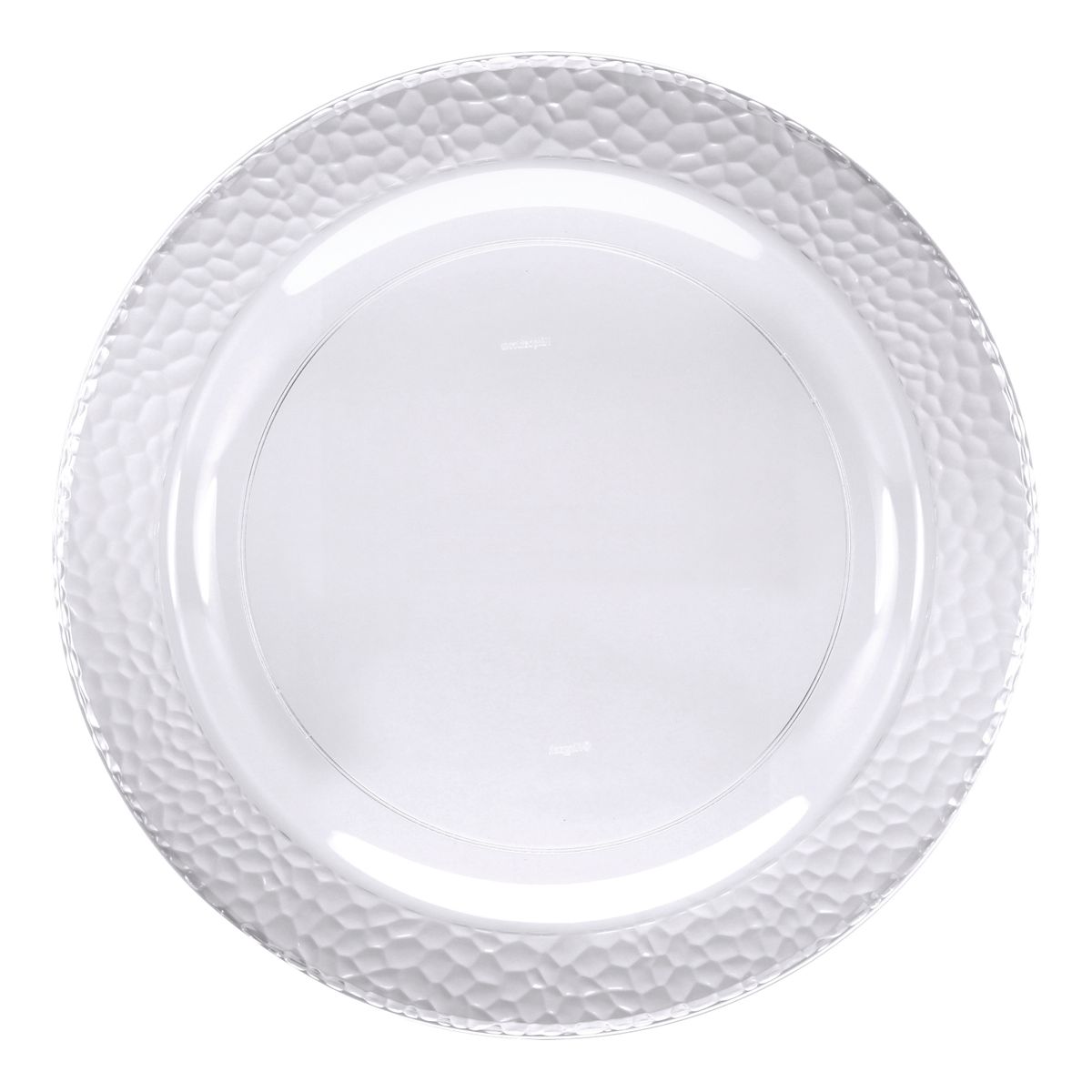 送料無料 クリアペブルプラスチックディナープレート 30 30カウント Clear Count Dinner Pebble Plastic Plates,  海外通販 【送料関税無料】 30カウント