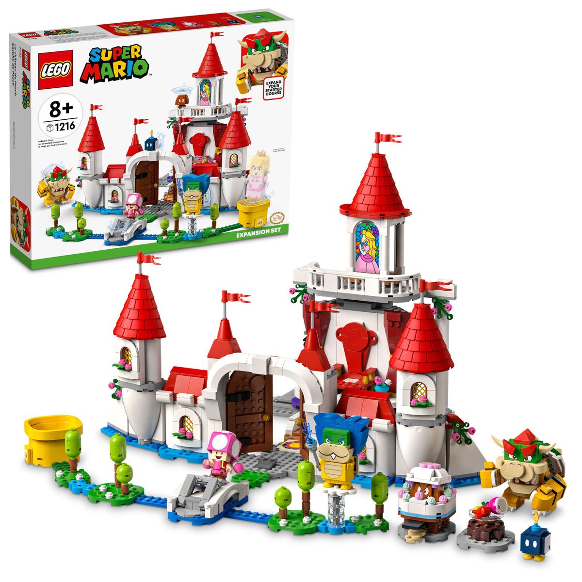 [RDY] [貨物輸送無料] LEGO 百貨店マリオ 桃の城 取りひろげる仕掛ける 71408 組み上げる仕掛ける（1216天下太平） [外国で通信販売] | LEGO Super Mario Peach’s Castle Expansion Set 71408 Building Set (1,216 Pieces)