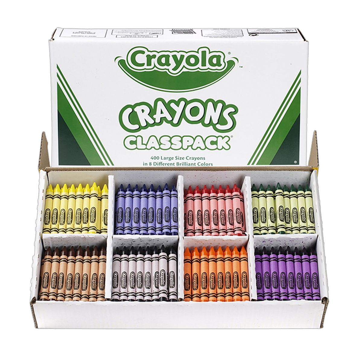 7609円 定番の冬ギフト 送料無料 Crayola クレヨンクラスパック Lサイズ 400本入り 海外通販 Crayon Classpack Large Size Pack Of 400