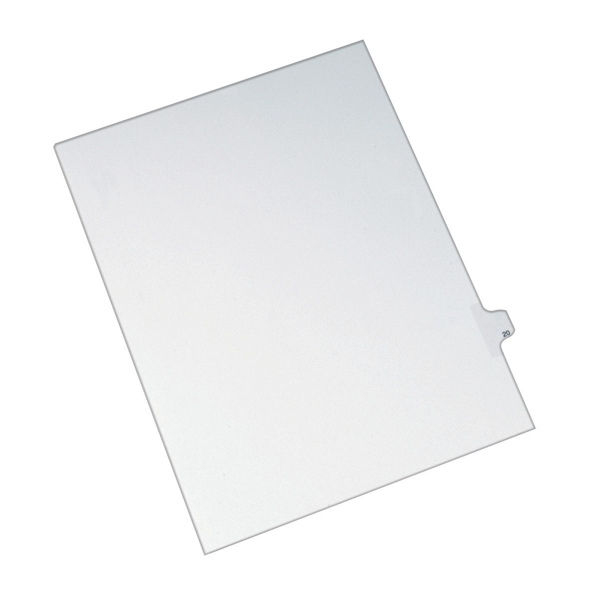 【楽天市場】[送料無料] Avery リーガルペーパー ディバイダー オールステートスタイル ホワイト サイドタブ20 82218 [楽天海外通販] Avery Legal Paper