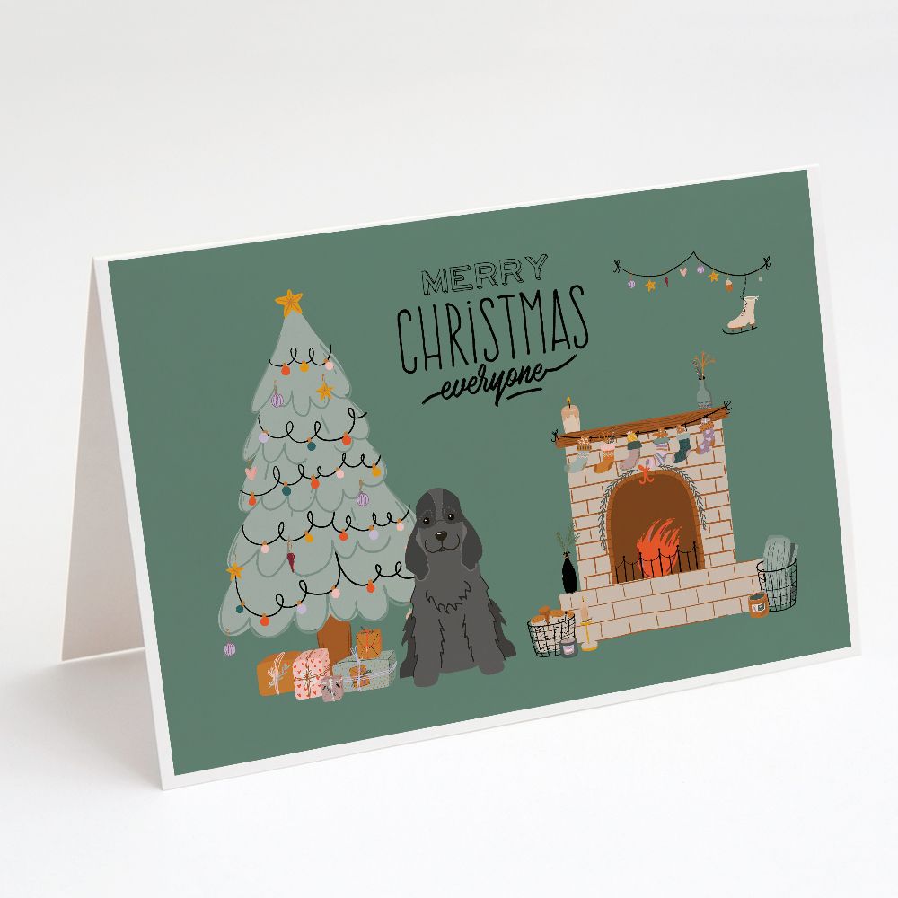 [RDY] [送料無料] Caroline's Treasures Cocker Spaniel クリスマスカード（封筒付き）、5インチ x 7インチ（8カウント [海外通販] | Caroline's Treasures Cocker Spaniel Christmas Greeting Cards with Envelopes, 5\