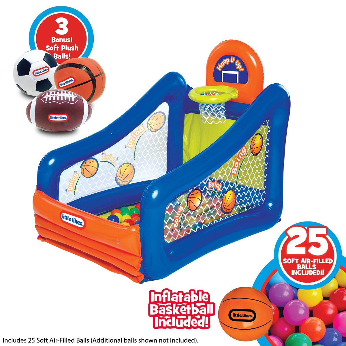 [RDY] [貨物輸送無料] Little Tikes フープ イット 引き上げる 掻きならす 真っただ中、インフレータブル どんぶり鉢 窪溜まり 提げ篭 どんぶり鉢 フープと 25 個、客体馬齢 3 歳以上 [外国で通信販売] | Little Tikes Hoop It Up