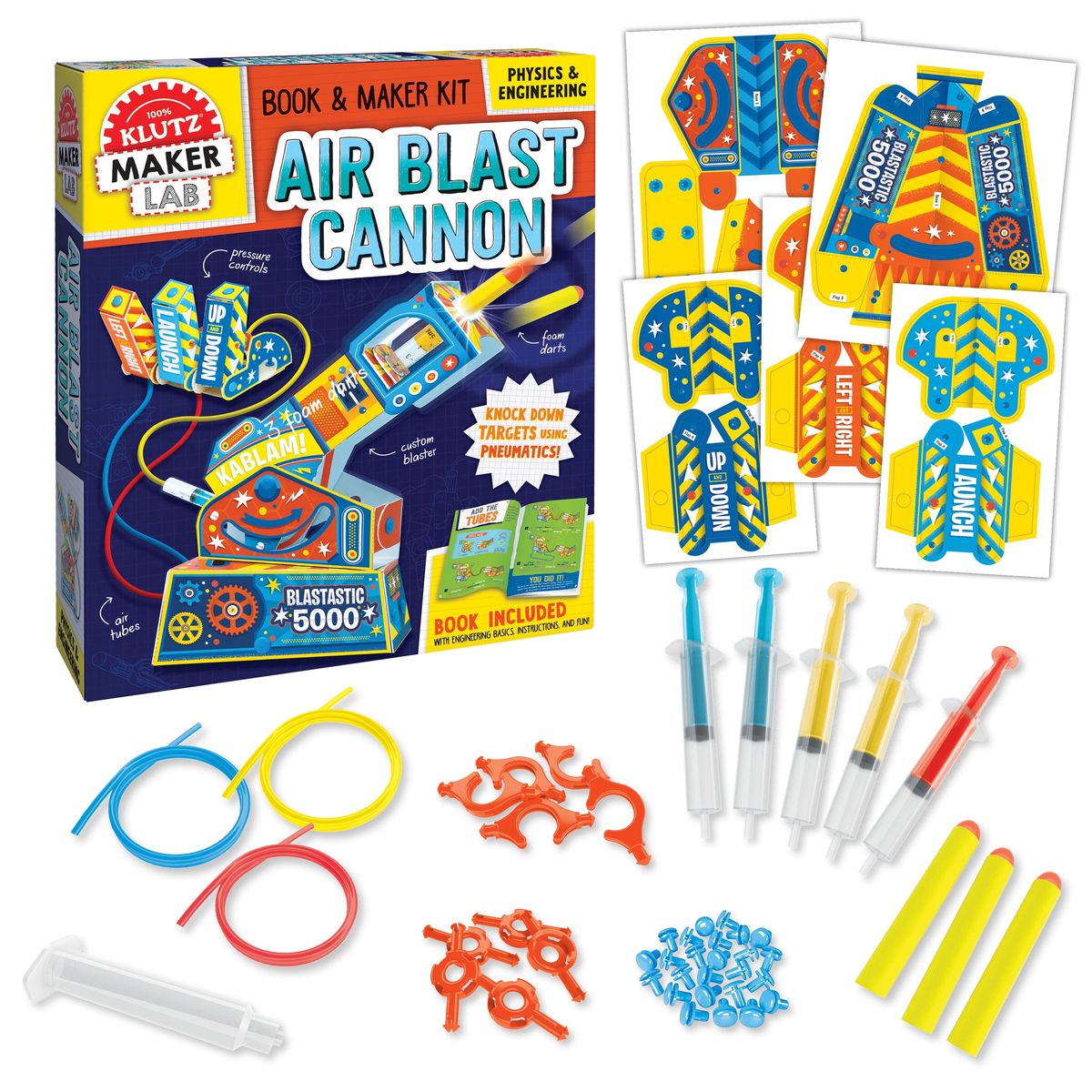 [RDY] [貨物輸送無料] Klutz - Maker Lab Air Blast Cannon 手あそび一揃いの道具 Klutz [外国で通信販売] | Klutz - Klutz Maker Lab Air Blast Cannon Toy Kit おもちゃ-その他