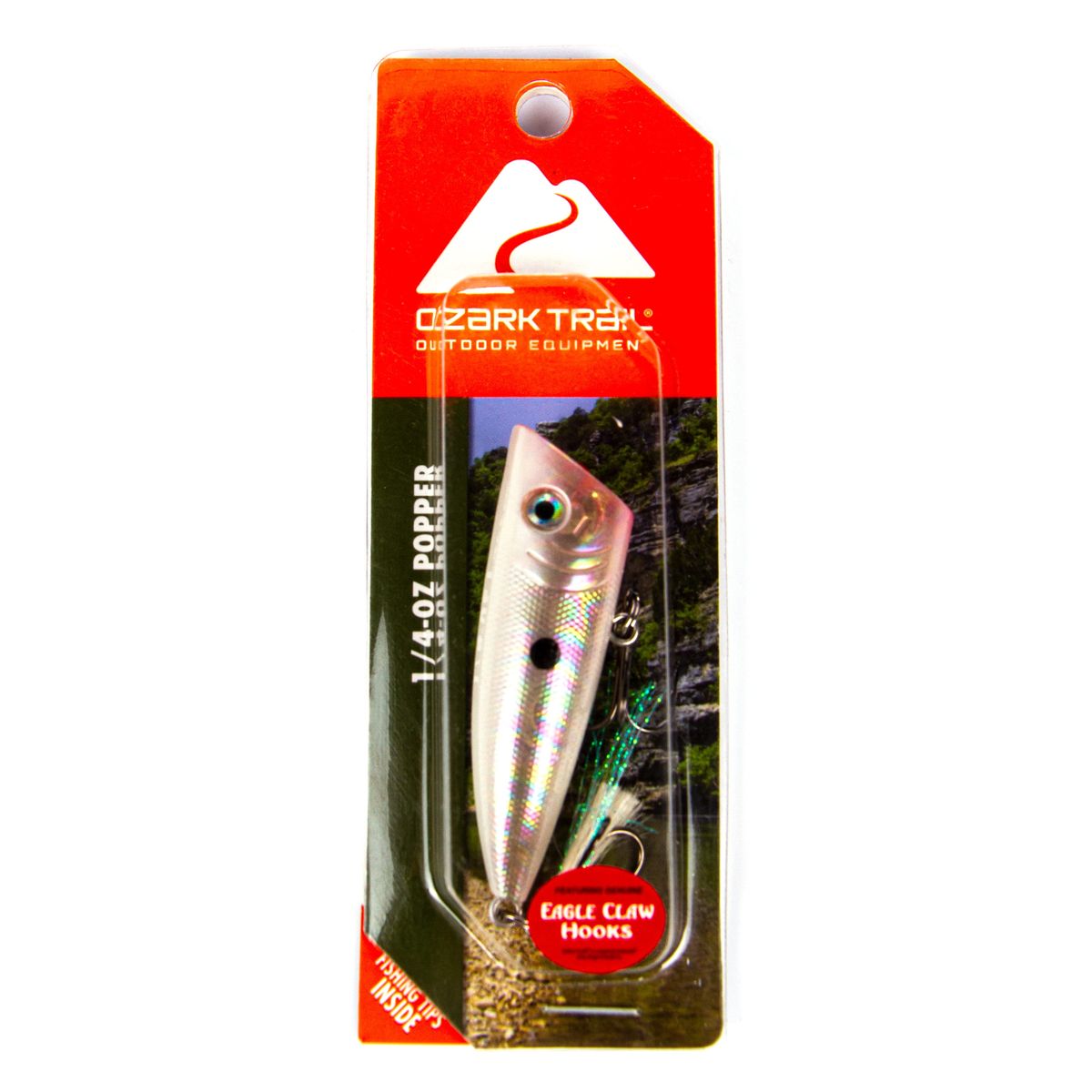 [送料無料] Ozark Trail 1/4オンス半透明ポッパー・ルアー [海外通販] | Ozark Trail 1/4 Ounce Translucent Popper Fishing Lure