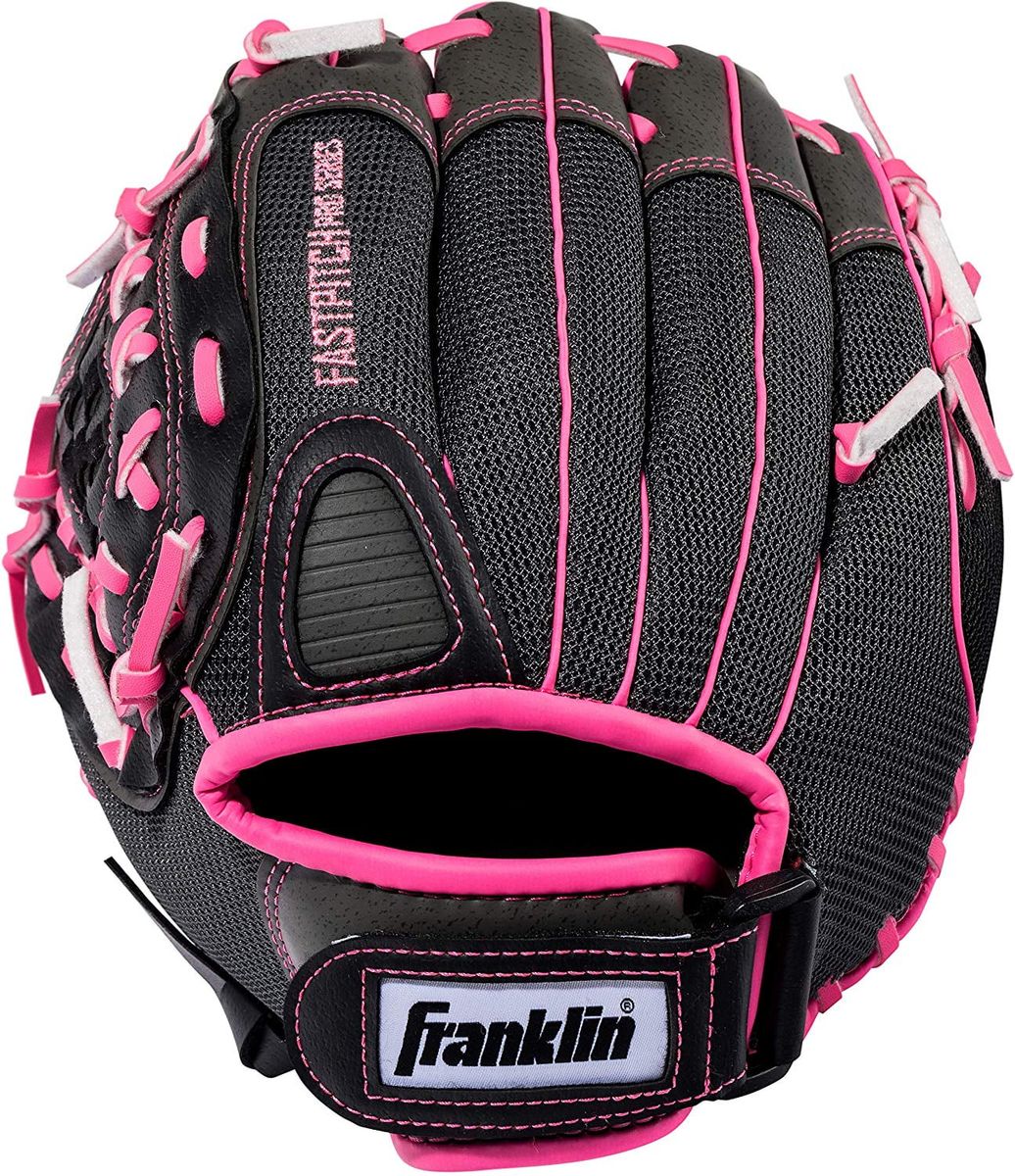 [RDY] [貨物輸送無料] Franklin Sports 気流圧砕機 ファストピッチ 労働者階級続きもの 11\" ソフトボール地球儀 押し手用 サクラ色 [外国で通信販売] | Franklin Sports Windmill Fastpitch Pro Series 11\"" Softball Glove - Left Hand Th"