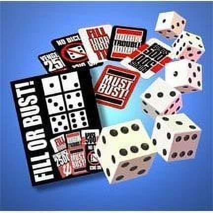[RDY] [貨物輸送無料] Fill or Bust 歌留多と骰子で遊ぶ競り合い - 身寄りで楽しめる全馬齢向け手あそび - 差し上げ物に至適 - 御休み、身寄りでの競り合いナイト爵、生まれ落ちる日、クリスマスに至適 - 2容器に並べるヴァン