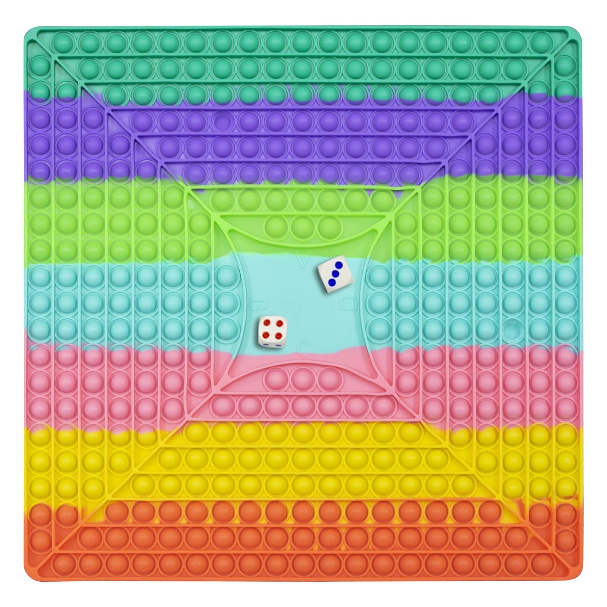 [RDY] [送料無料] Fidget Fun ジャンボ・プッシュ・ポップ・ボード・ゲーム、15.5インチ・フィジェット・ポッパー、対象年齢3歳以上 [海外通販] | Fidget Fun Jumbo Push Pop Board Game, 15.5 Inch Fidget Pop
