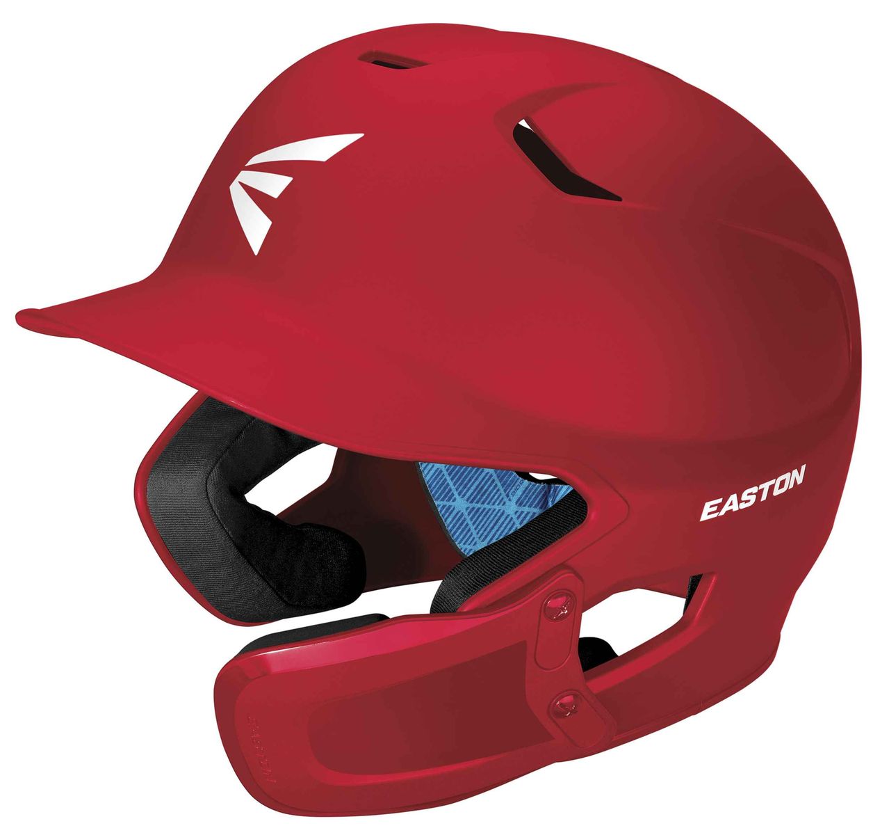 [RDY] [貨物輸送無料] Easton Z5 2.0 マットソリッドベースボールヘルメット ユニバーサルジョーガード付 - 年がしら｜つや消し赤いこと｜年がしら [外国で通信販売] | Easton Z5 2.0 Matte Solid Baseball Helmet with Universal
