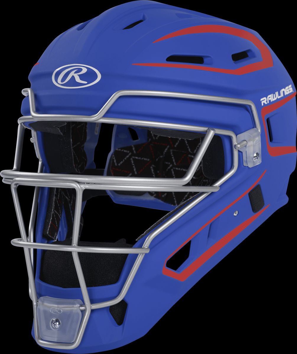 [RDY] [貨物輸送無料] Rawlings ヴェロ 野球｜御坊っちゃん用捕手安全帽｜ロイヤル/スカーレット｜御坊っちゃん [外国で通信販売] | Rawlings Velo Baseball Junior Catcher\u0027s Helmet | Royal/Scarlet | Jun