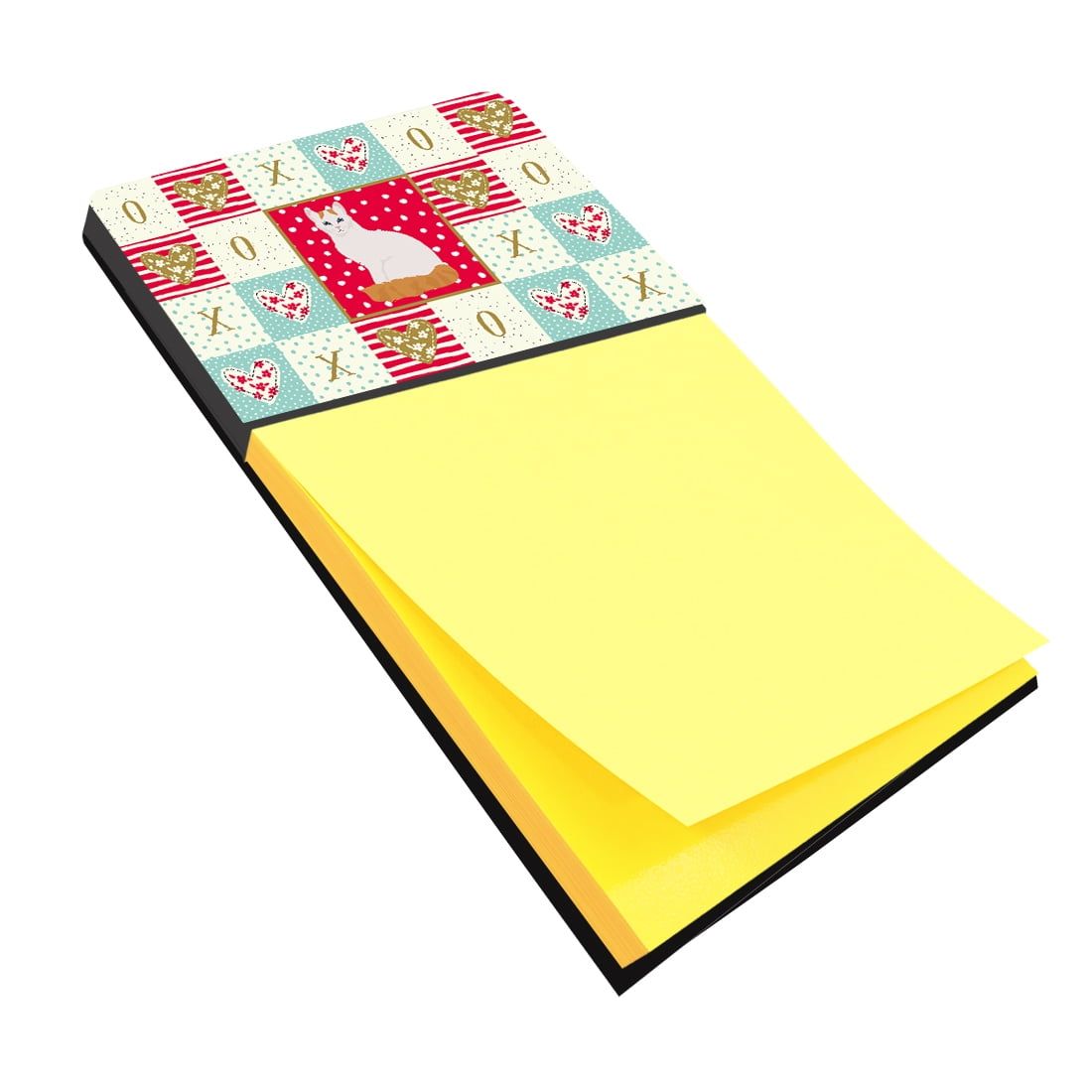 [送料無料] ターキッシュ・ヴァン・キャット・ラブ付箋ホルダー [海外通販] | Turkish Van Cat Love Sticky Note Holder