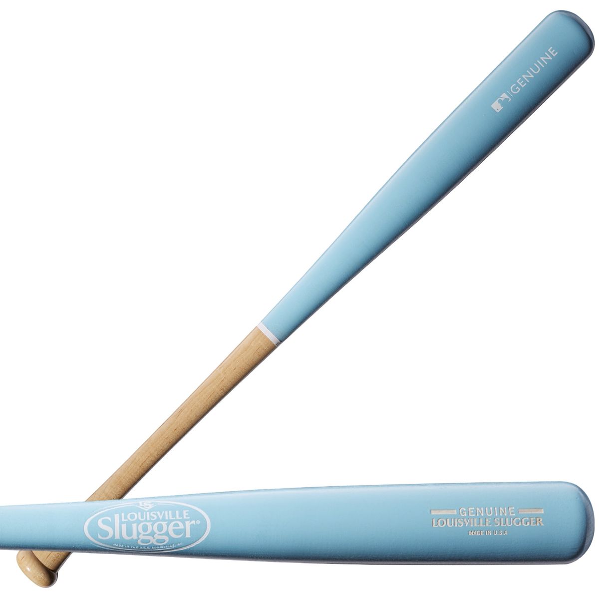 [RDY] [送料無料] Louisville Slugger 純正ミックス 未仕上げライトブルー木製バット - 33\