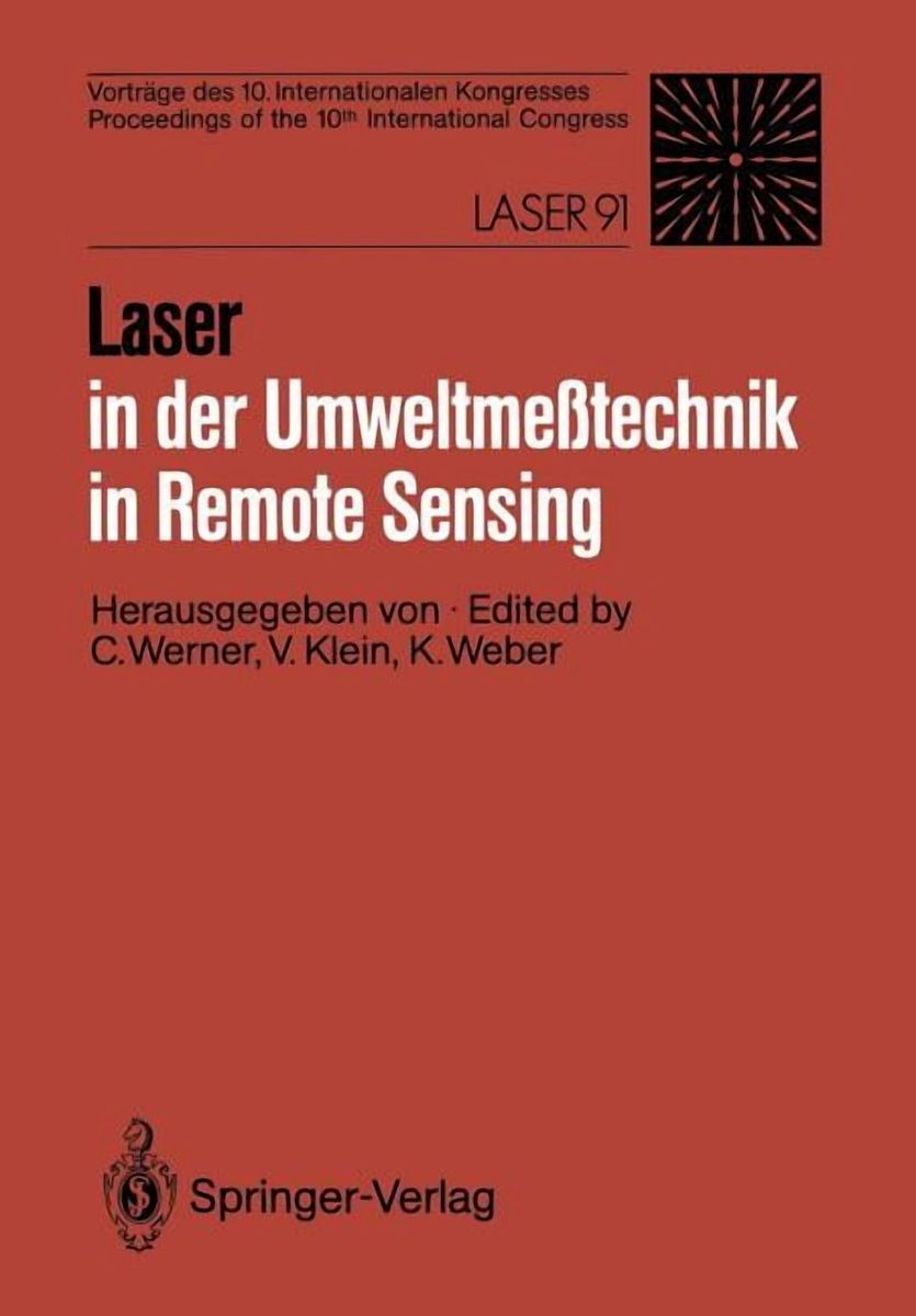 [RDY] [送料無料] 環境技術におけるレーザー / リモートセンシングにおけるレーザー：第10回国際会議の講演 / Proceedings of th, (ペーパーバック) [海外通販] | Laser in Der Umweltme&Atilde;technik / Las