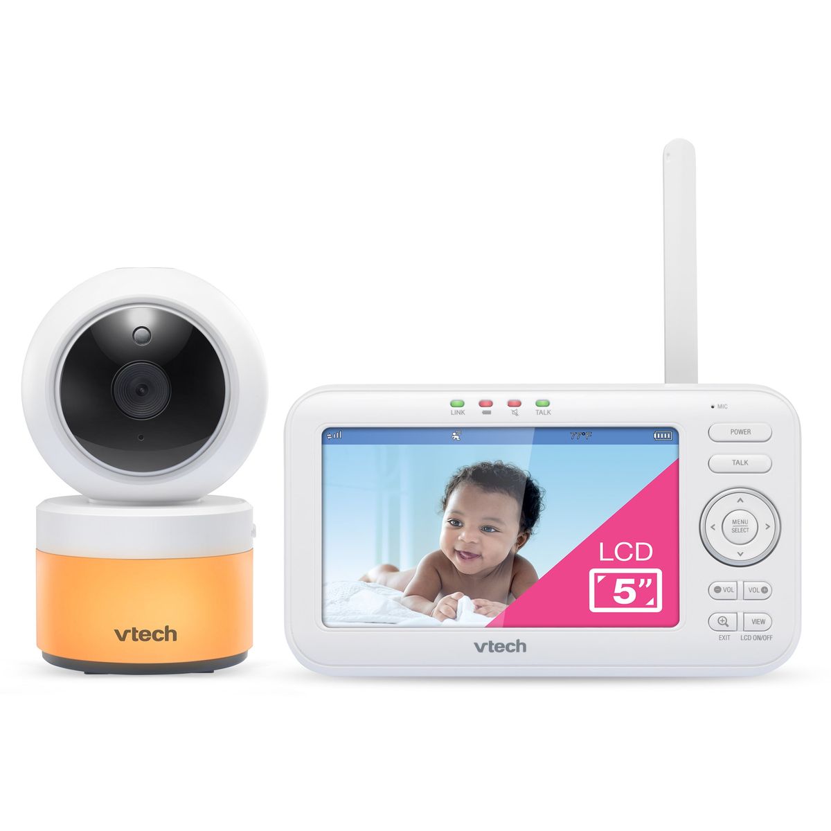[RDY] [貨物輸送無料] VTech VM5263 5型デジタルビデオベビーモニター（パン・チルト役立つこと・ナイト爵ともし火付き添い人） [外国で通信販売] | VTech VM5263 5\" Digitial Video Baby Monitor with Pan and Tilt and Night Light"