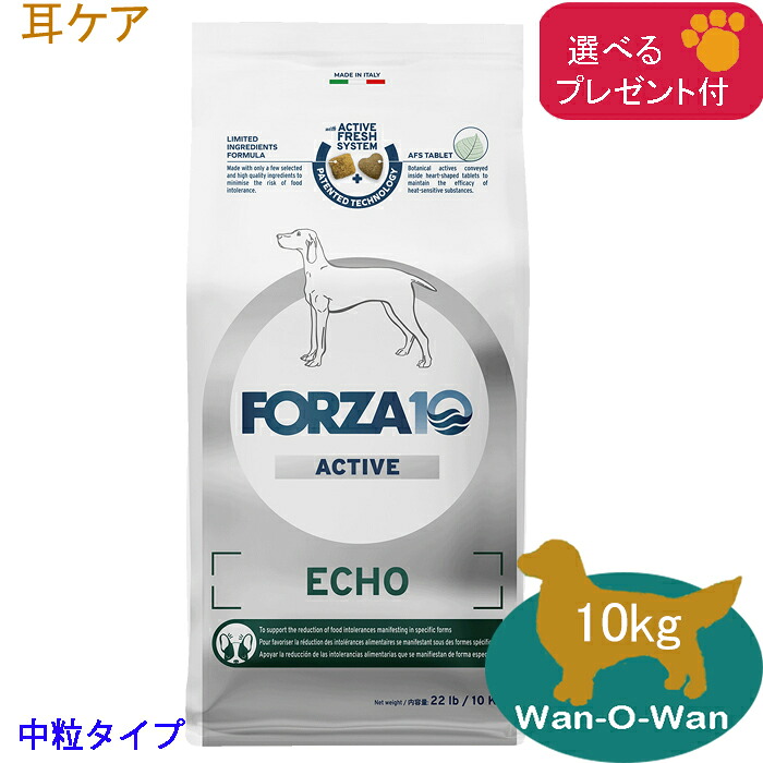 フォルツァ10 (FORZA10) リナールアクティブ (腎の臓世話をする) ドッグフード(中粒) 10kg (選べる差し上げ物付)「置き目品」腎の臓受け支える 治療薬食 療養食