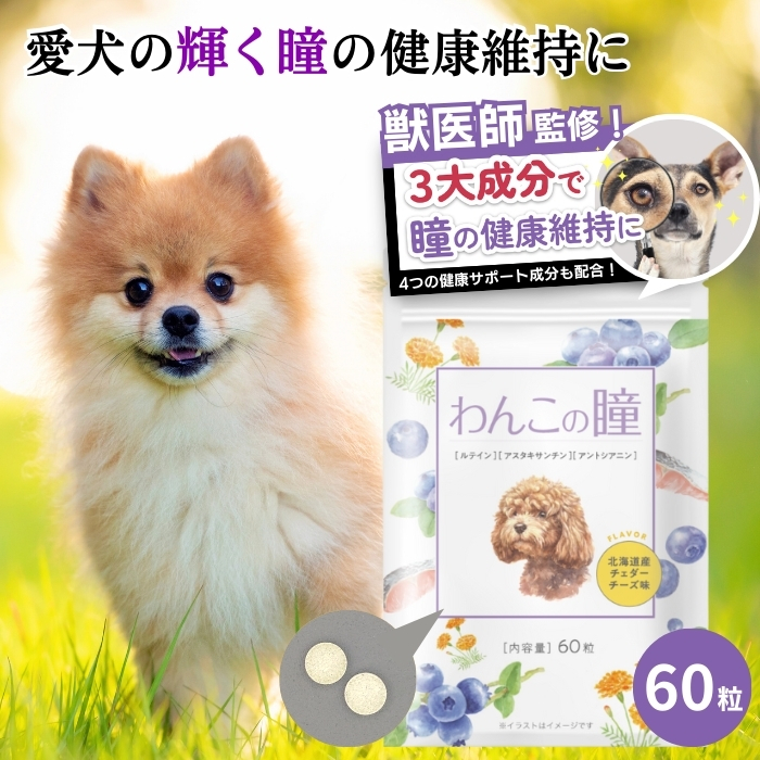 楽天市場】犬 ペット サプリメント 国内製造 送料無料 目 ブルーベリー ルテイン サプリ 瞳 濁り 30g 臨床試験済み 獣医師 監修 シニア 老犬  サプリ ふりかけタイプ 濁り アントシアニン アスタキサンチン DHA EPA アイズワン 全年齢 全犬種 : わんちゃんライフ