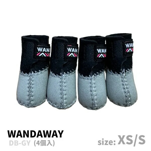 楽天市場】【WANDAWAY】ドッグブーツ/4P・XS/Sサイズ（ブラック
