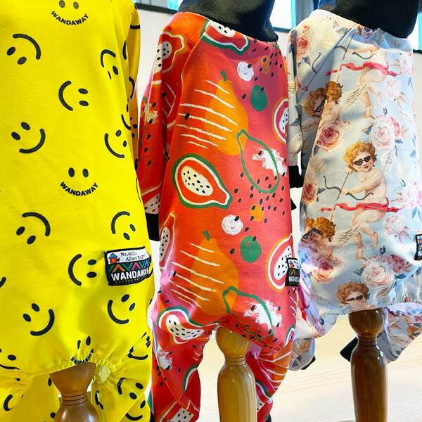 Wandaway 22正規激安 ワンダウェイ つるつるロンパース パパイヤ 5lサイズ