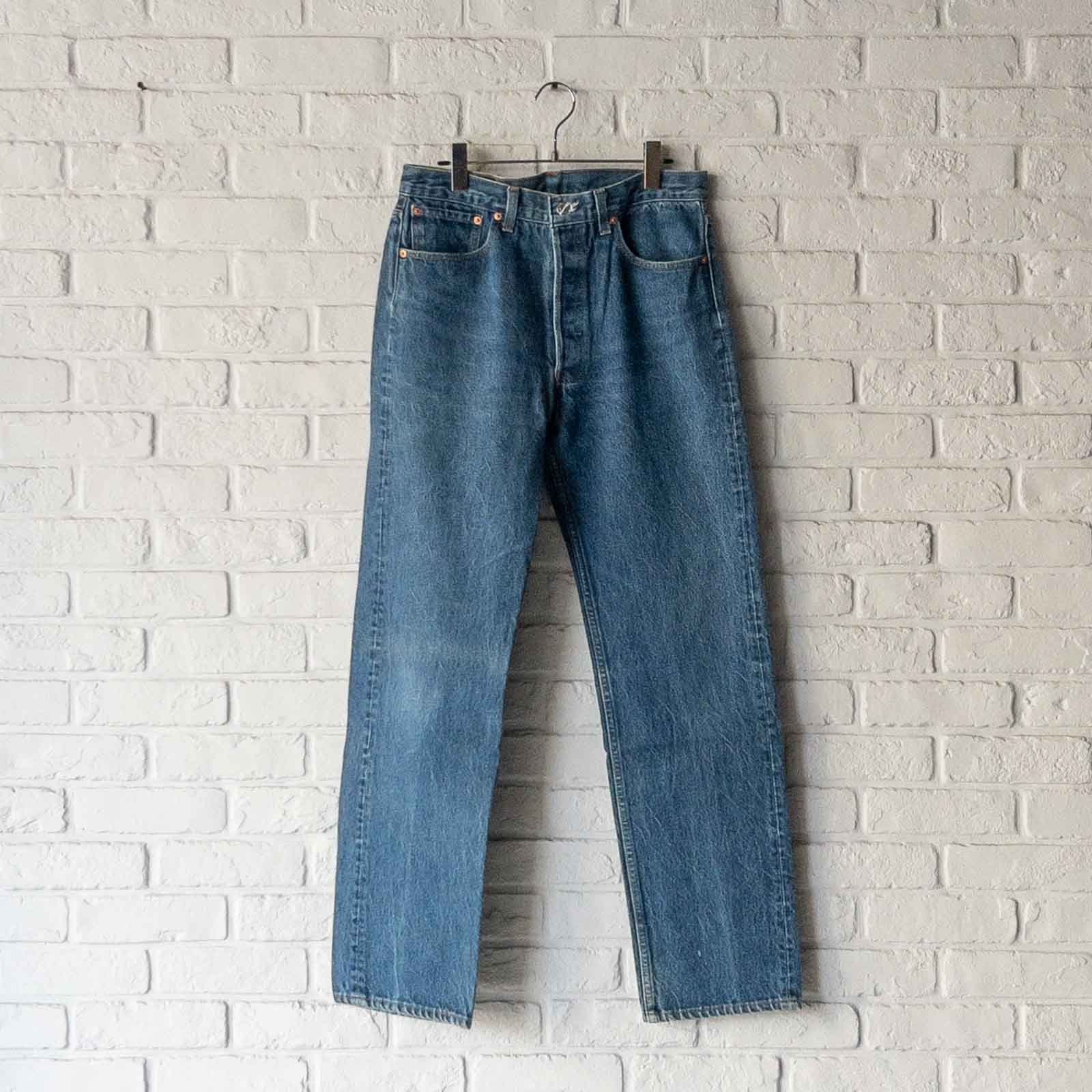 な　デッドストック　6本セット　90's levi's USA製501 デッドストック☆90s USA製 Levi'sリーバイス 501 デニムパンツ