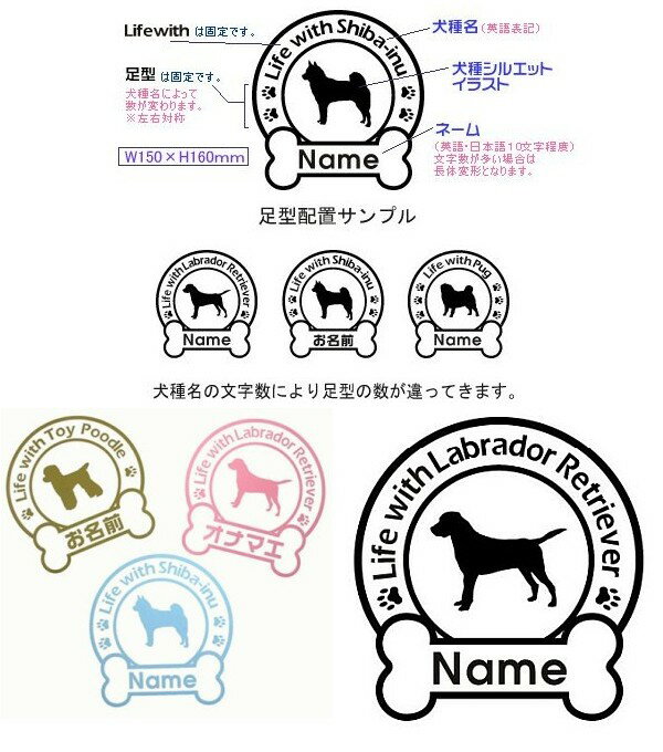 楽天市場 ミックスドッグのステッカーボーン カッティングシール 雑種犬の可愛いシール 日本製 ボーンテッカー 犬ステッカー ラリーズカンパニー 浜名湖通販部