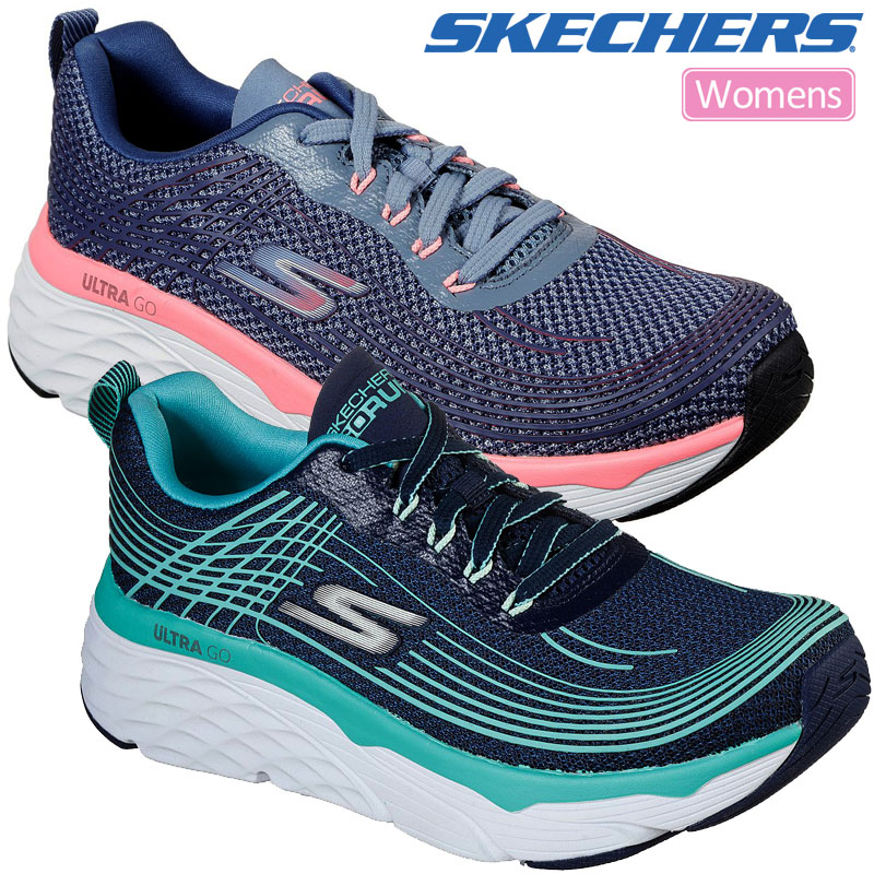 楽天市場 正規取扱店 Sale 40 Offスケッチャーズ Skechers レディース スニーカー 厚底 マックスクッションエリート ネイビー パープル 23 25cm Max Cushioning Elite ss Snk 靴 05wannado 返品交換 ラッピング不可 Wanna Do